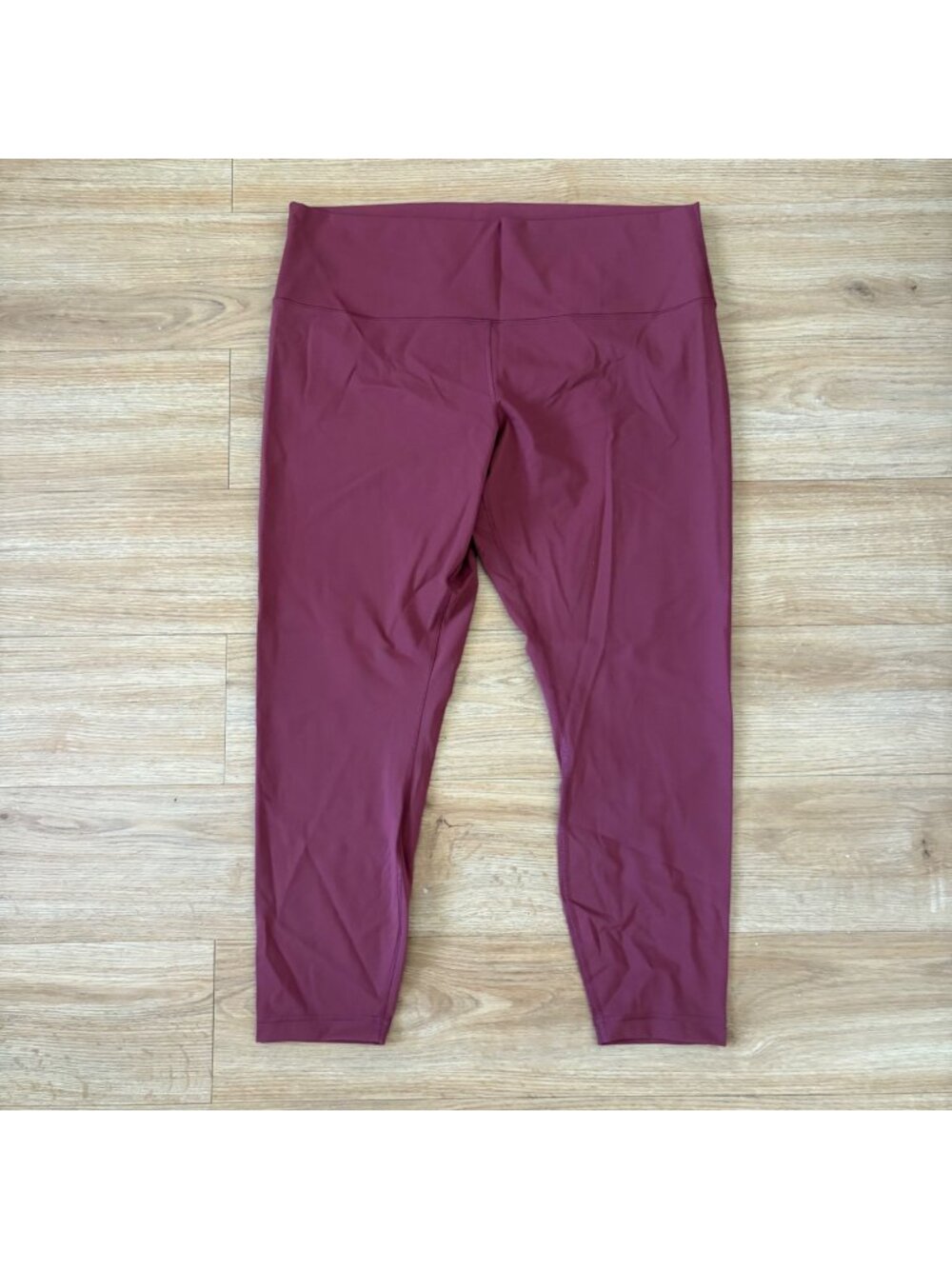 Lululemon Athletic Wunder Under HR Yoga Pants Tight 25” Mulled Wine Size 18